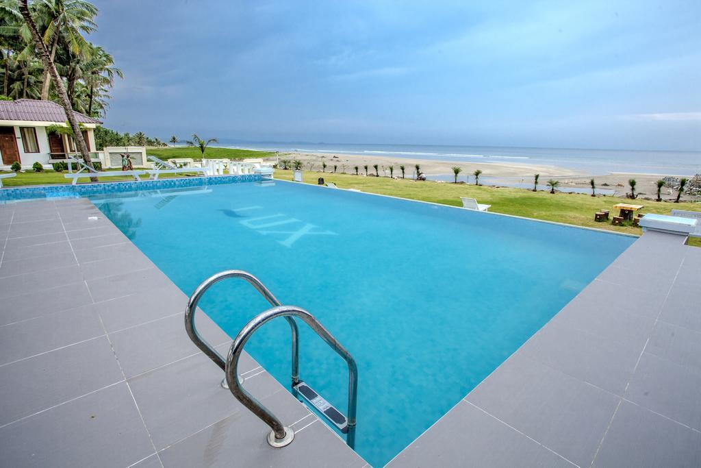 Hotel Lux Ngwesaung Bagian luar foto