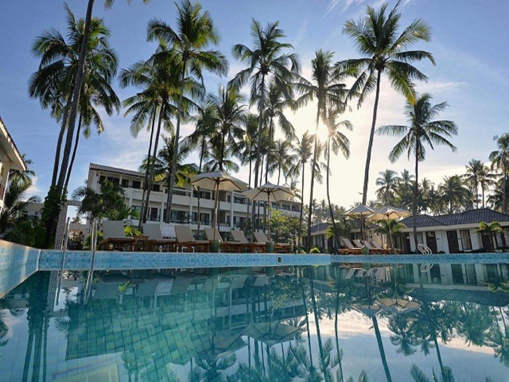 Hotel Lux Ngwesaung Bagian luar foto